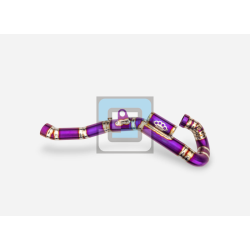 DBR 4-stroke Titanium Exhaust Header Husqvarna FE 2020-2023 - DBR-PARTS Premium Carbon