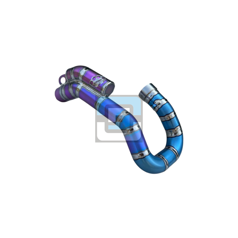 DBR 4-stroke Titanium Exhaust Header KTM SX/EXC-F 2023-2025 - DBR-PARTS Premium Carbon