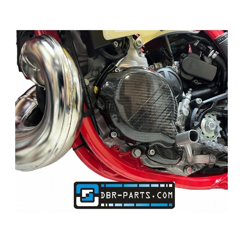 Carbon Clutch and Ignition Guard for Husqvarna TE 250-300 2024 DBR-PARTS DBR-PARTS