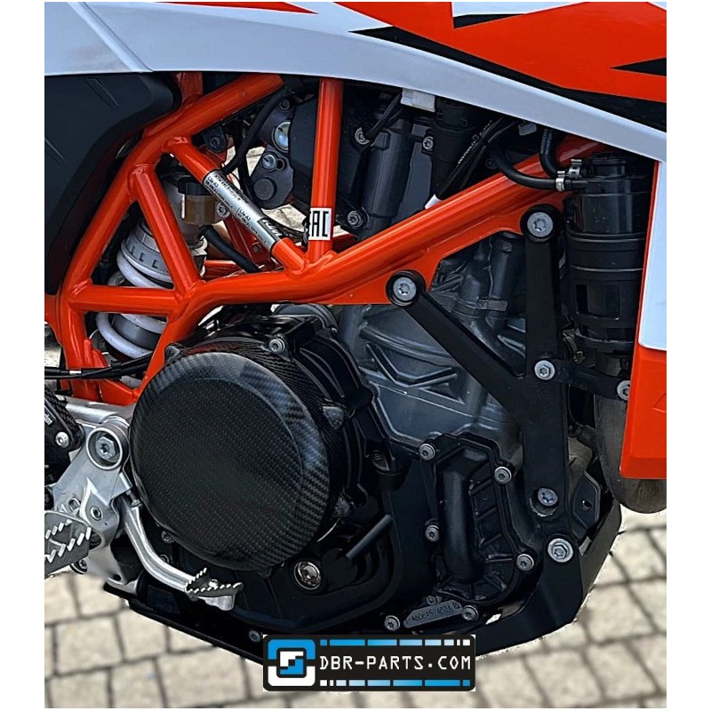 Carbon Clutch Guard KTM 690 - Husqvarna 701 - GASGAS 700 - 2026 - DBR-PARTS Premium Carbon