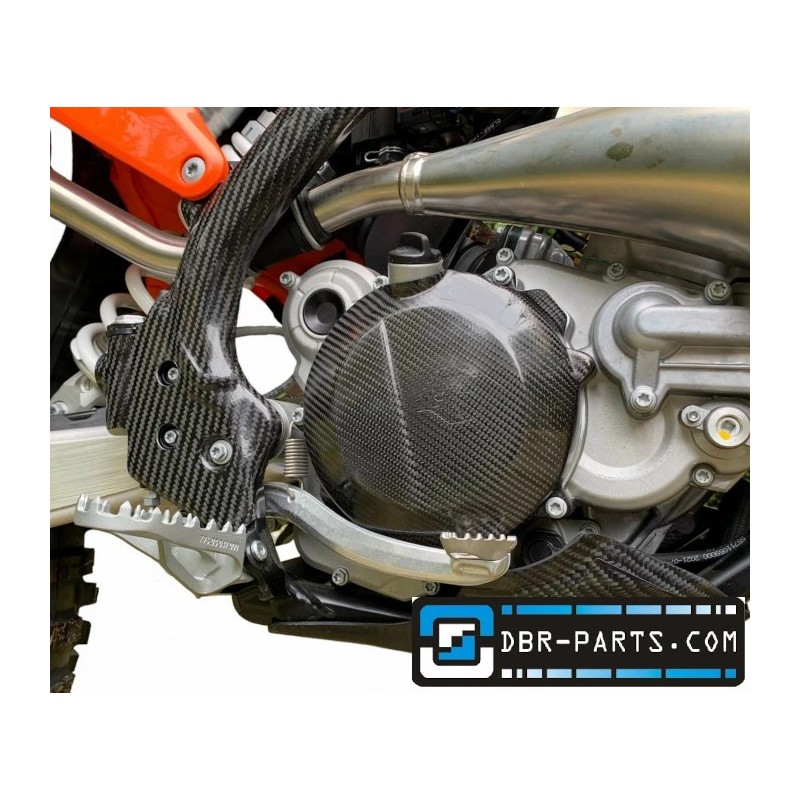 Carbon Clutch Guard KTM EXC 250-300 2T 2017-2023 DBR-PARTS DBR-PARTS