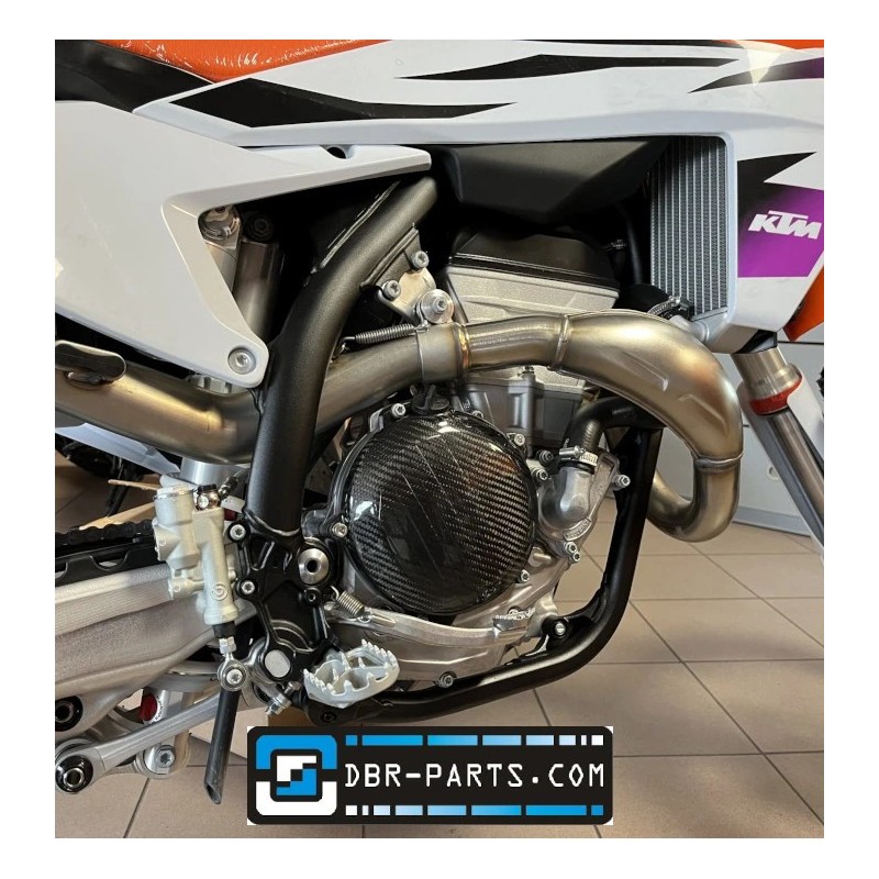 Carbon Clutch Guard KTM EXC-F -Husqvarna FE 4T 2024-2025 DBR-PARTS DBR-PARTS