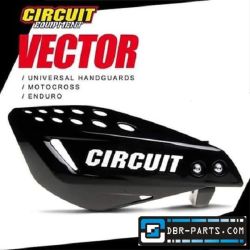 Circuit Vector Nylon Bracket Handguard in black and white