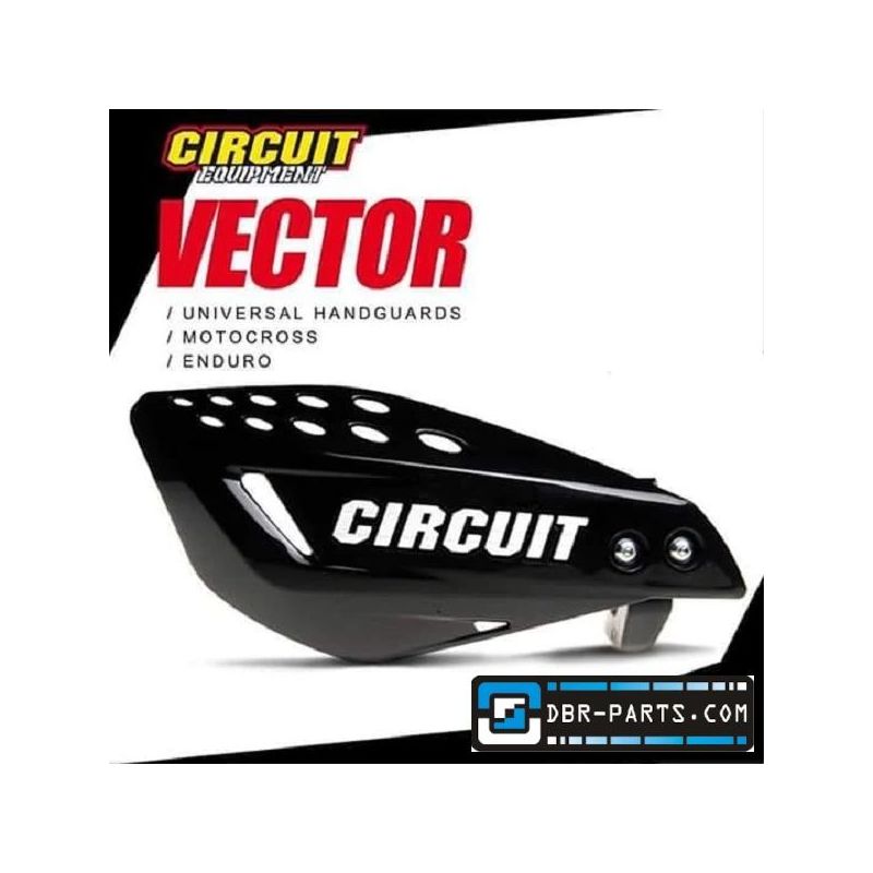 Circuit Vector Nylon Bracket Handguard in black and white
