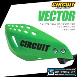 Circuit Vector Nylon Bracket Handguard in green and black